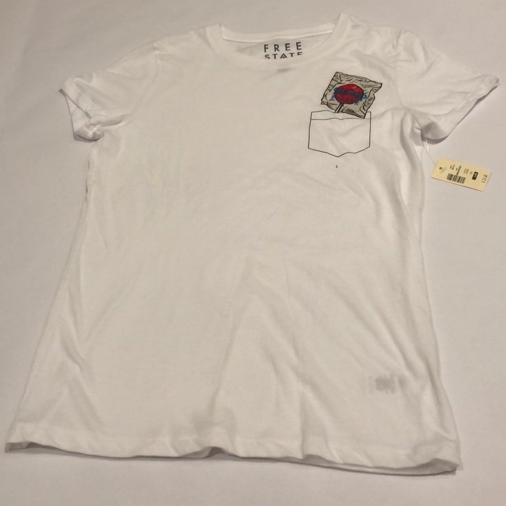 White Graphic Aeropostale T-shirt